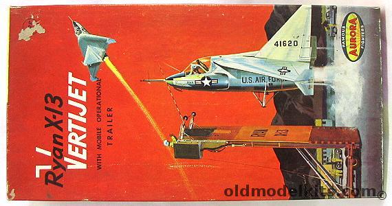 Aurora 1/48 Ryan X-13 Vertijet w/Trailer/Launcher, 376-198 plastic model kit